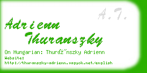 adrienn thuranszky business card